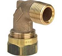Viega raccord coudé 101954 16mmxR 2000 / 2, bronze à canon, coudé