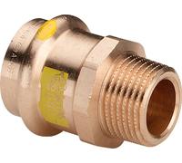 Viega Raccord de transition Profipress G, d 22mm, R 1/2 bronze rouge Modèle 2611