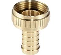Viega raccord de tuyau 104276 3/4" x G 2000 , avec polygone, laiton, joint plat