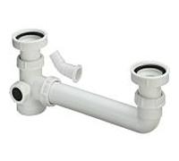 Viega raccord de vidange 794. 2000 122539 en plastique G2 x G2 x 80-285 mm blanc