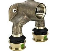 Viega Raxofix double paroi 678463 25mmxRp 2000 / 2x25mm, bronze silicone, avec SC-Contur