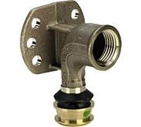 Viega Raxofix plaque murale 645939 20mmxRp 3/4, avec SC-Contur, bronze silicone