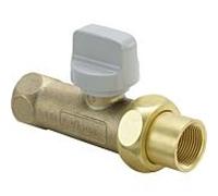 Viega Robinet à boisseau sphérique pour appareil à gaz 526139 Rp 3/4, chromé, laiton, passage, avec TAE