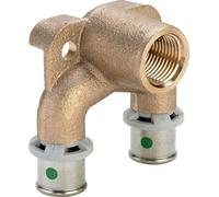 Viega Sanfix Fosta Sanfix P-Rosace double, d1 20, Rp 1/2, d2 20 Bronze rouge mod