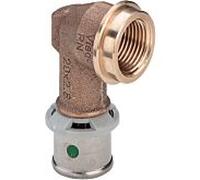 Viega Sanfix-P 303808 16 mm x Rp 2000 / 2, 90 degrés, avec SC-Contur, bronze