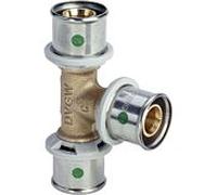 Viega Pièce en T Sanfix-P 566609 40 mm, avec SC-Contur, bronze