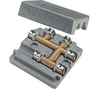 Viega Sanfix -P té traversant 409319 20 x 20 x 20 mm, laiton, SC-Contur