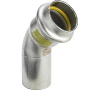 Viega Sanpress Inox G-Coude 45 degrés, d 28mm Acier inoxydable modèle 0226.1, 48