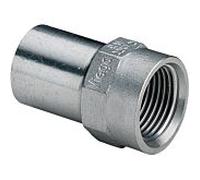 Viega Sanpress Inox insert 436841 28mmxRp 3/4, acier inoxydable, polygonale