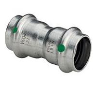 Viega Sanpress Inox manchon 436216 54mm, acier inoxydable, SC-Contur