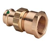 Viega Union 3 pièces Sanpress 125318 22 mm x Rp 3/4 bronze taraudé femelle 20/27