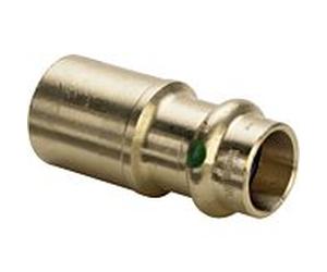 Viega Sanpress Reduzierstück 108250 22 x 15 mm, bronze à canon ou silicium, SC-Contur, embout mâle