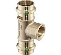 Viega Sanpress T-piece 197353 54 x Rp 2000 /2 x 54 mm, bronze ou bronze au silicium, contour SC