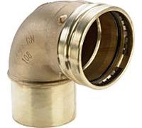 Viega Sanpress XL 353667 88,9 mm, 90 °, bronze, Viega mâle