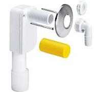 Viega siphon 452452 DN 40/50, plastique blanc , sortie verticale encastrée