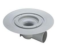 Viega sol 289461 DN 70, plastique gris, avec écoulement horizontal, sans couvercle