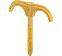 Viega Support de tube d'impact Sanfix 101886 16 / 20x8x80mm, pas 50mm, jaune RAL 1004