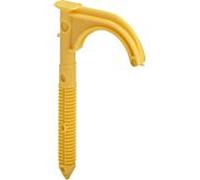 Viega support de tube d'impact Sanfix 193485 16 / 20x8x60mm, pour tube dans tube protecteur, jaune RAL 1004