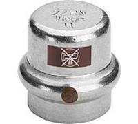 Viega Temponox Kappe 811976 22 mm, acier inoxydable, SC-Contur