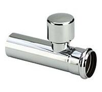 Viega tuyau d'extension 115524 DN 32x125mm, laiton chromé, avec le manchon, le joint torique, aérateur de tuyau
