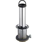 Viega valve de colonne montante 122454 G 2000 2000 / 2x70x70x120mm, laiton chromé, avec cône en caoutchouc