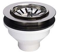 Viega vanne de vidange 109967 G 2000 2000 / 2xDN 114.5, panier inox amovible
