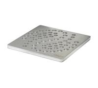 Viega Grille Advantix 492311 Visign RS4, 94x94mm, solide, acier inoxydable 2000 .4301