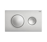 Viega Visign bouton de chasse d'eau pour WC acier 773786