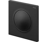 Viega Visign pour plaque de déclenchement Style 817947 130x130x8mm, pour urinoir, plastique noir mat
