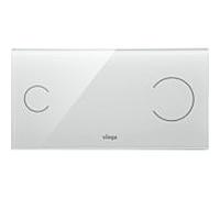 Viega WC plaque de manoeuvre 8352,11 622671 gris clair clair 271 x 140 mm, ESG