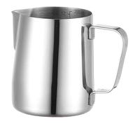 VIER Pot à lait Barista capacité 350 ml en acier inoxydable 304, avec marque de mesure (onces et ml) carafe Cafe pour cappuccino, Espresso, Latte Art.