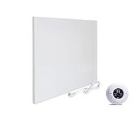 VIESTA® H300 chauffage infrarouge – panneau 300 W, 50×60 cm, Carbon Crystal, sans cadre, mural/plafond, IP20, incl. thermostat sans fil TH20