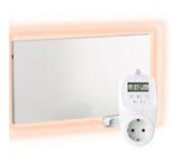 Viesta H300 Chauffage Infrarouge - Blanc, 300 Watts, sans Cadre + Thermostat TH12