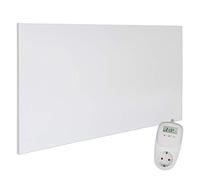 VIESTA H700 Panneau de Chauffage Infrarouge Carbon Crystal (dernière technologie) 700 Watts, chauffage mural ultra plat, blanc, Thermostat TH10