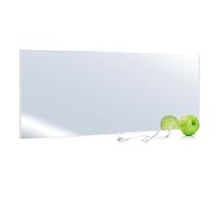 VIESTA® H700-SP : miroir & chauffage infrarouge 2-en-1, 700 W Carbon-Crystal – panneau mural élégant pour salle de bain & salon