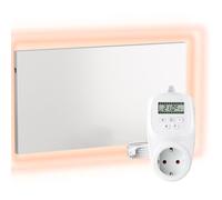 Chauffage mural infrarouge H900 Carbon Crystal de 900 watts avec thermostat TH12