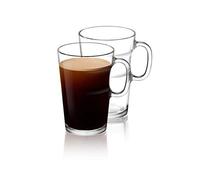 View Lot de 2 tasses en verre pour latte, cappuccino, thé (env. 270 ml)