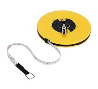VIFER 50m Ruban à Mesurer, Fibre de Verre Ruban Reel Measure Tools pour Mesurer la Route, Mètre d'arpenteur ouvert, le Chemin de Fer, la Construction Électrique