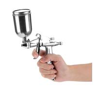 VIFER Pistolet de Peinture à Gravité, Mini Pistolet de Pulvérisation de Peinture Professionnel 0,5 mm Buse 125ML Outil de Réparation pour Voiture, Meubles, Mur