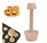 VIFERR Moules à Tartelettes en Bois Tarte Pâtisserie Tamper en Bois Double Face Poussoir à Tartelettes pour Tartes Aux Oeufs Muffins Noix de Pécan Desserts