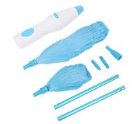 VIFERR Plumeau Électrique Duster, Microfibre 180° Pliable Brosse à Épousseter Électrique Rotative sans Fil pour Enlever la Poussière pour la Maison et la Voiture