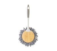 VIGAR Bamboo plumeau, matériel : ABS, Microfibre, Gris, Dimensions : 18 x 10 x 36 cm