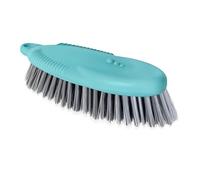 Vigar Brosses multifonctionnelles avec Trou de Suspension, Poils durs et Robustes, avec Manche Ergonomique pour Salle de Bain, Douche, Baignoire, carrelage, Mur, 17,5 x 6,6 x 3,7 cm, Bleu