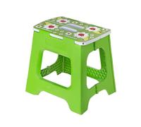 Vigar Compact Tabouret Pliant pour Adultes, 32 cm Marche Pied Pliable, Antidérapant Escabeau pour Salle de Bain, Toilette, Jardinage, Kitchen, House, Bureau, Supporte jusqu'à 150 kg, Ladybug