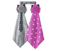 Vigar Felix Set de 3 serviettes avec crochet et serviette de toilette comprenant 2 chiffons en microfibre et 1 crochet adhésif à quatre griffes 3 M, serviettes ultra absorbantes Feline Gris/rose