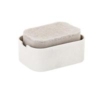 VIGAR Set Brosse, Plateau et Distributeur de Savon, Gris, 13 X 9 X 6,5 CM