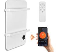 Vigevee, chauffage d'appoint WIFI de 600 W, panneau chauffant infrarouge – Radiateur mural électrique pour serviettes et autres usages