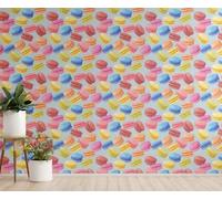 Vignette Murale Cuisine Gateau Impermeable Facile a Poser Pose 45x1200cm | Sticker mural resistant avec effet 3D. Avec le motif Gateau - parfait pour Cuisine, Impermeable.