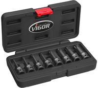 Vigor 1/2" Torx Jeu de tournevis à frapper 8 pièces