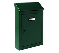 Vigor Boîte à Lettres en tôle n° 2, Vert, 18 x 5 x 26 cm